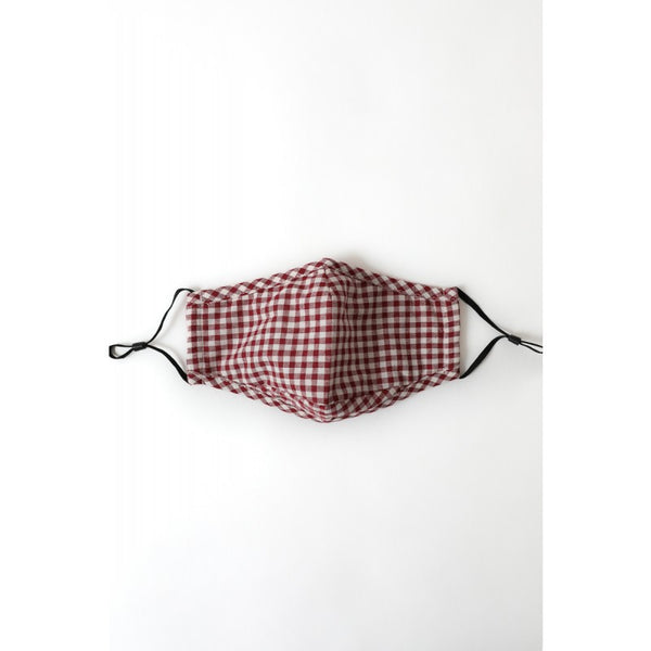 Mask - Reusable Checkered Facemask - Girl Intuitive - Leto - One Size / Red