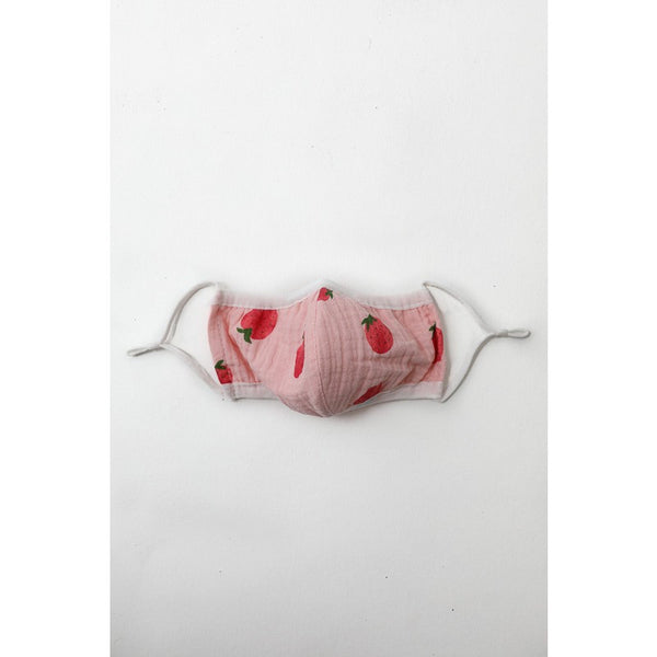 Mask - Playful Childrens Facemask - Girl Intuitive - Leto - One Size / Red