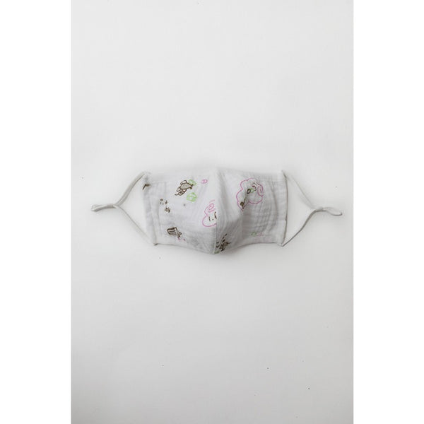 Mask - Playful Childrens Facemask - Girl Intuitive - Leto - One Size / Pink