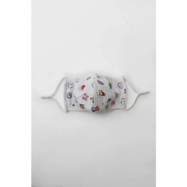 Mask - Playful Childrens Facemask - Girl Intuitive - Leto - One Size / Blue