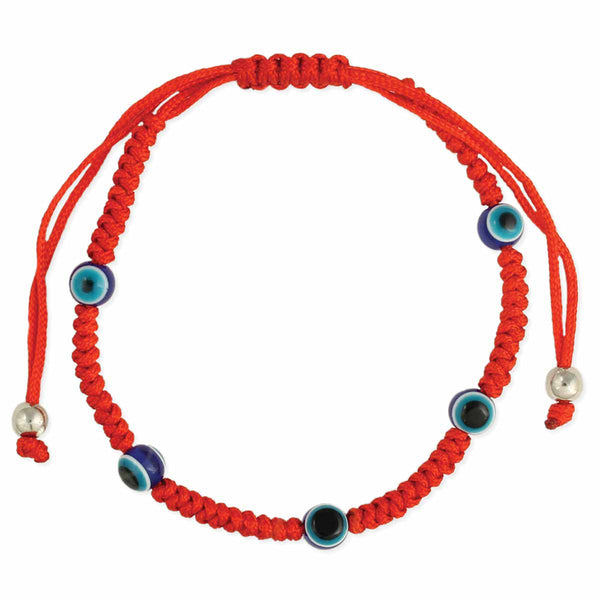 Bracelets - Zad Seeing Eye to Eye Red Cord Eye Pull Bracelet - Girl Intuitive - zad -