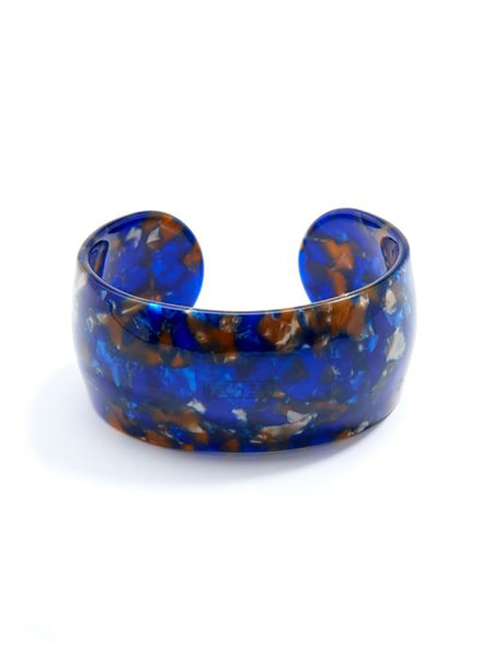bracelet - Zenzii Tortoise Cuff Bracelet - Girl Intuitive - Zenzii - Blue