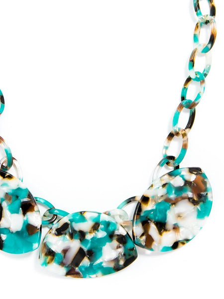 Necklace - Zenzii Tortoise Leaf Shape Collar Necklace - Girl Intuitive - Zenzii -